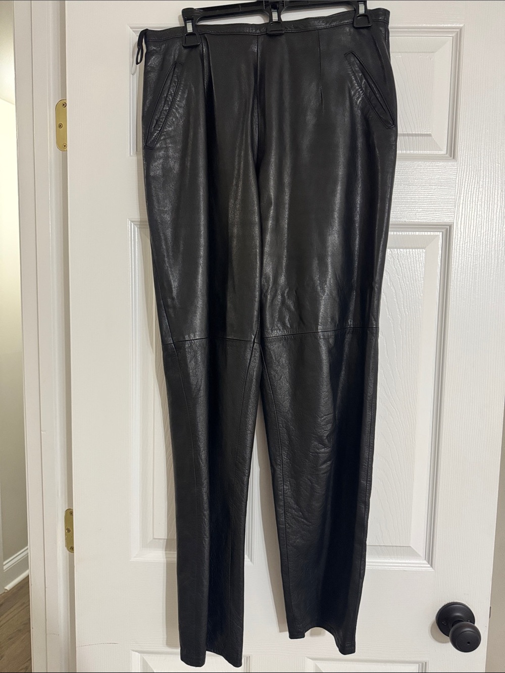 Joules Black Women’s Leather Tapered Pants